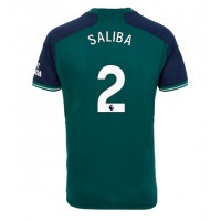 Arsenal William Saliba #2 Replica Third Shirt 2023-24 Short Sleeve